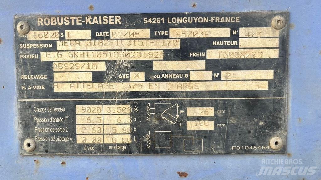 Kaiser TPSL Araç nakil yari çekicileri