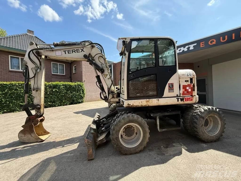 Terex TW 85 Lastik tekerli ekskavatörler