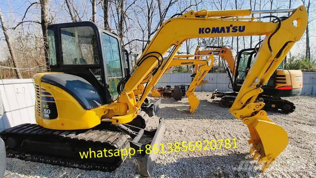 Komatsu PC 50 MR Mini ekskavatörler, 7 tona dek