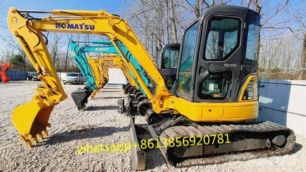 Komatsu PC 50 MR Mini ekskavatörler, 7 tona dek