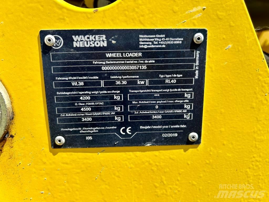 Wacker WL 38 Tekerlekli yükleyiciler