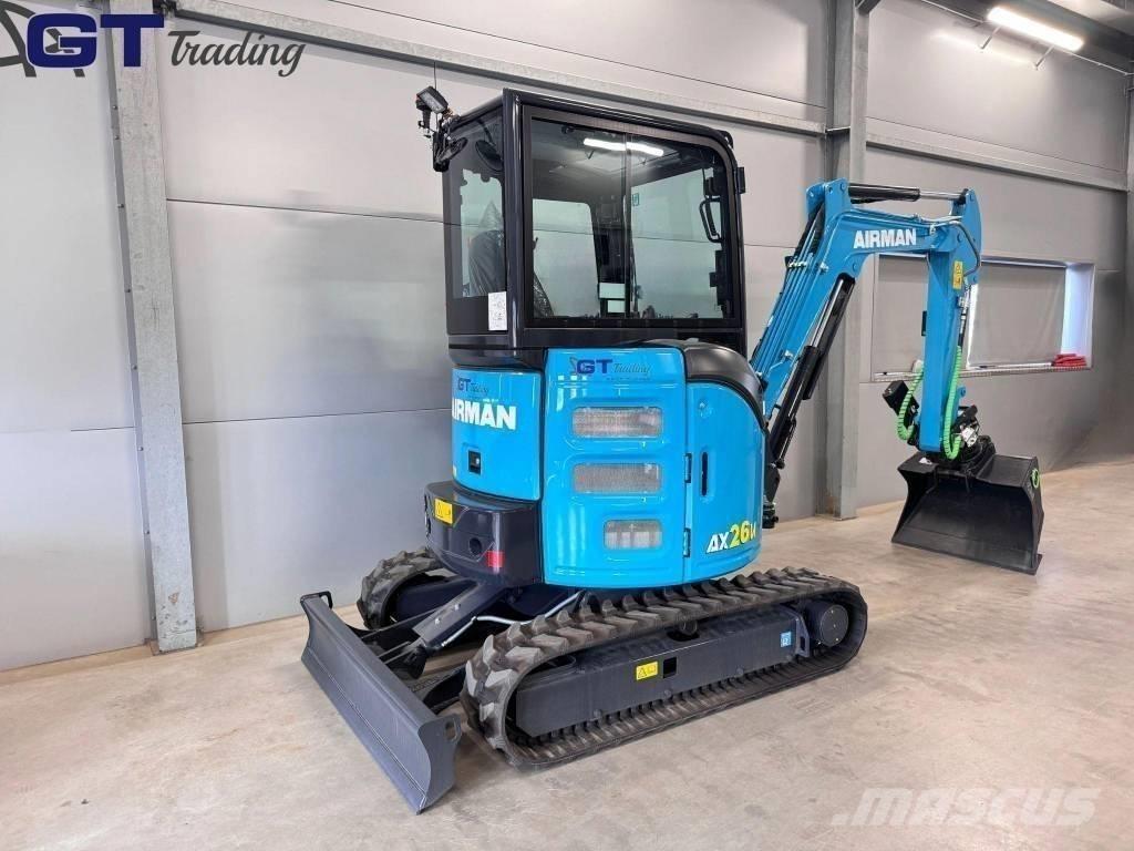 Airman AX 26 U-7 Mini ekskavatörler, 7 tona dek