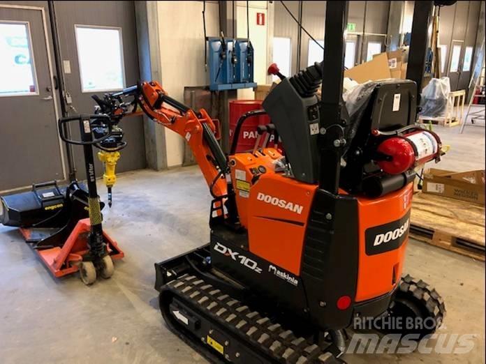 Develon DX10Z Mini ekskavatörler, 7 tona dek