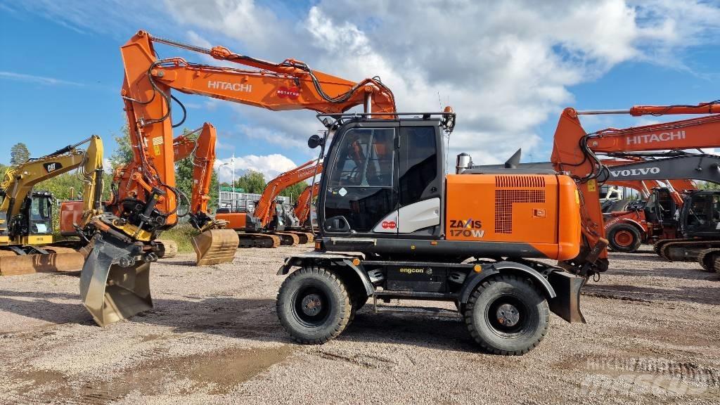 Hitachi ZX170W-5 2P Lastik tekerli ekskavatörler