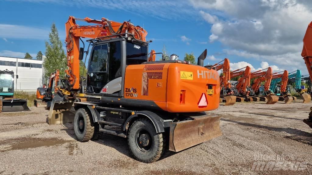 Hitachi ZX170W-5 2P Lastik tekerli ekskavatörler