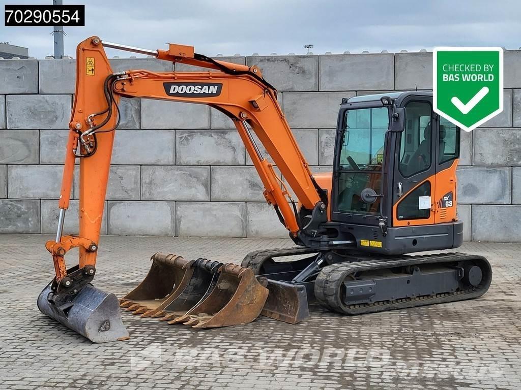 Doosan DX63-3 Mini ekskavatörler, 7 tona dek