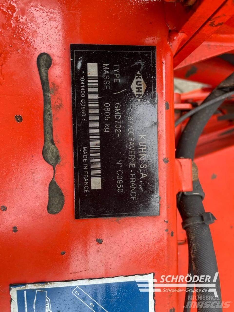 Kuhn GMD 702 F Çayir biçme makinalari
