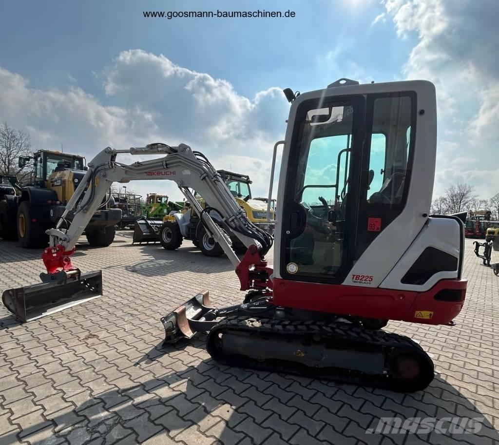 Takeuchi TB 225 Mini ekskavatörler, 7 tona dek