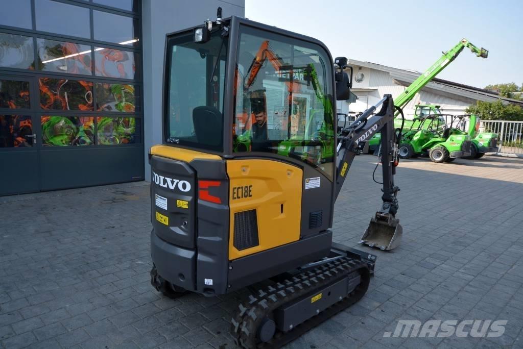 Volvo EC 18 E Mini ekskavatörler, 7 tona dek