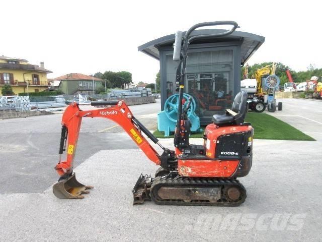 Kubota K 008-5 Mini ekskavatörler, 7 tona dek