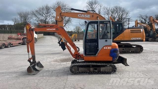 Hitachi EX 30 Mini ekskavatörler, 7 tona dek