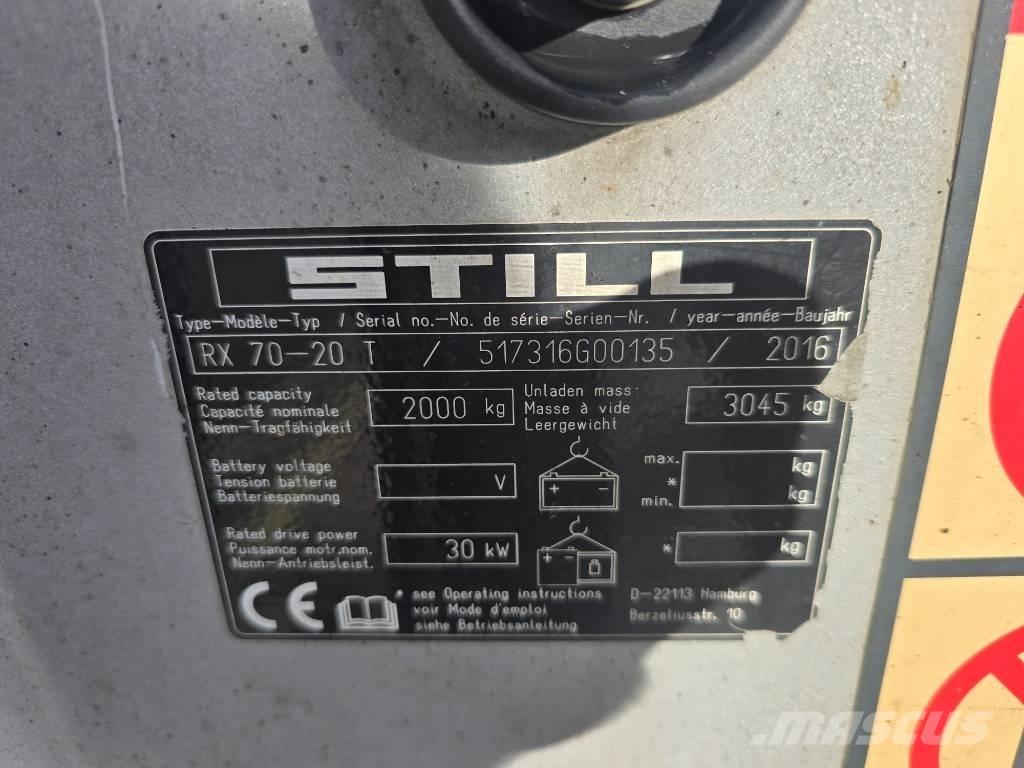 Still RX 70-20 LPG'li forkliftler
