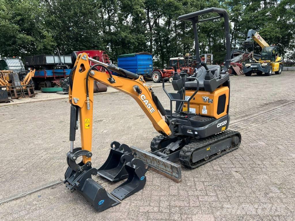 CASE CX 12 D Mini ekskavatörler, 7 tona dek