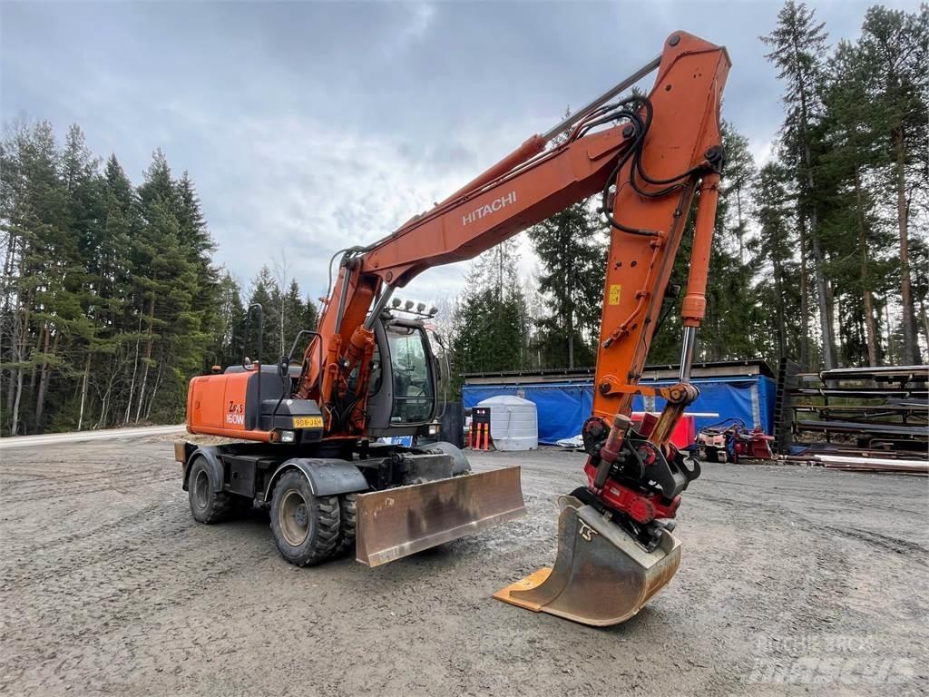 Hitachi ZX 160W Lastik tekerli ekskavatörler