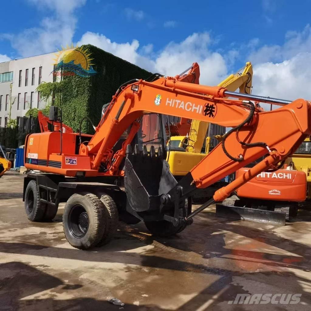 Hitachi EX 100 W D Lastik tekerli ekskavatörler