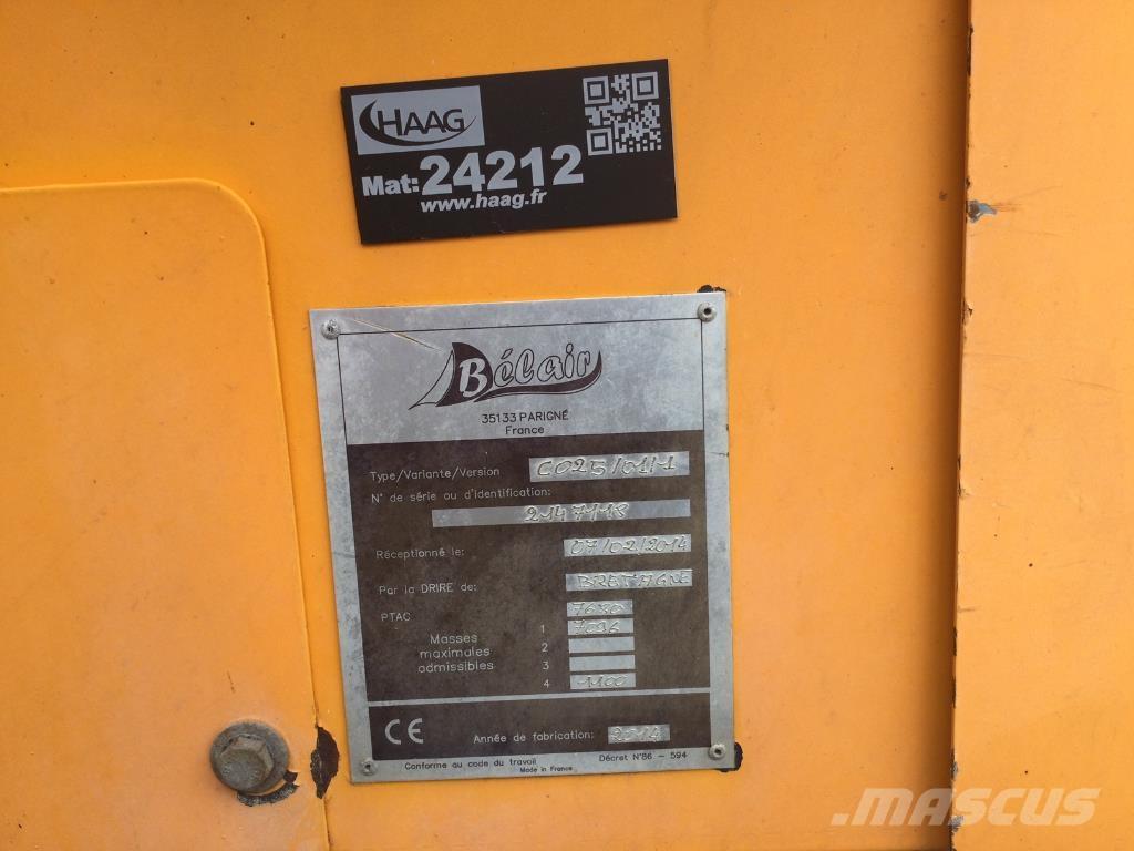 Belair COMET 838 Silo bosaltma ekipmanlari