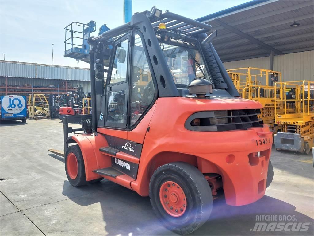Linde H80D 03 Dizel forkliftler