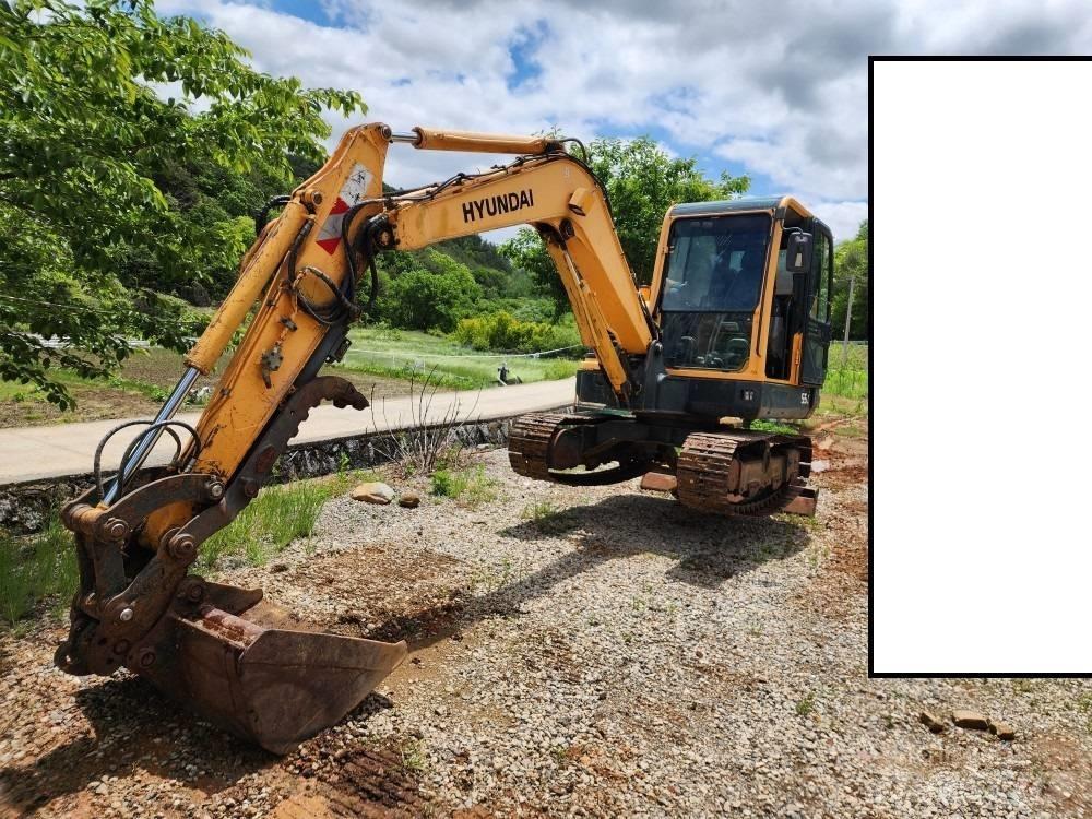 Hyundai Robex 55 Mini ekskavatörler, 7 tona dek