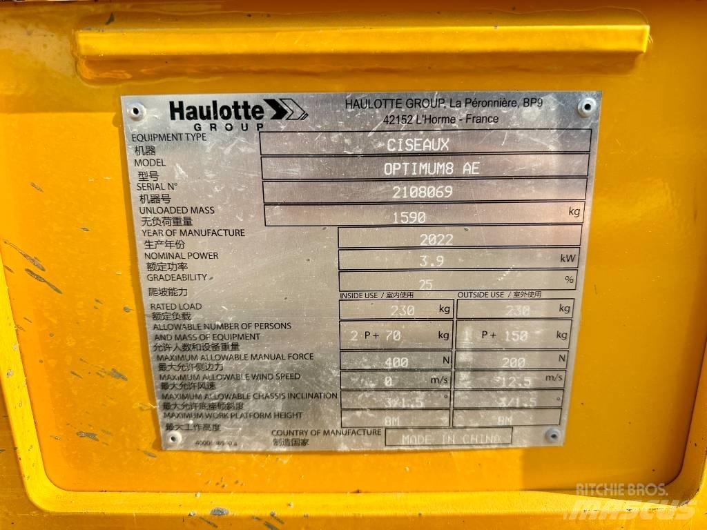 Haulotte OPTIMUM 8 Makasli platformlar