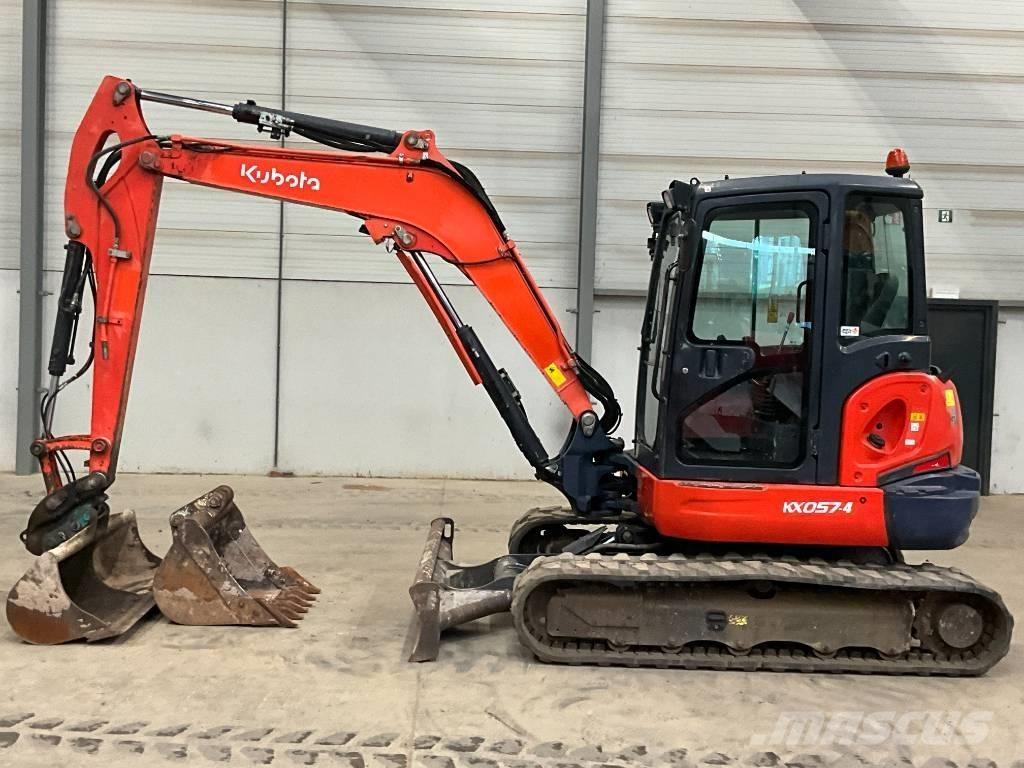Kubota KX 057-4 Mini ekskavatörler, 7 tona dek