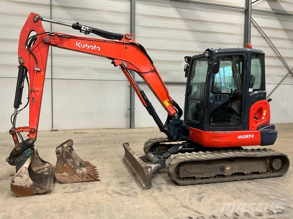 Kubota KX 057-4 Mini ekskavatörler, 7 tona dek