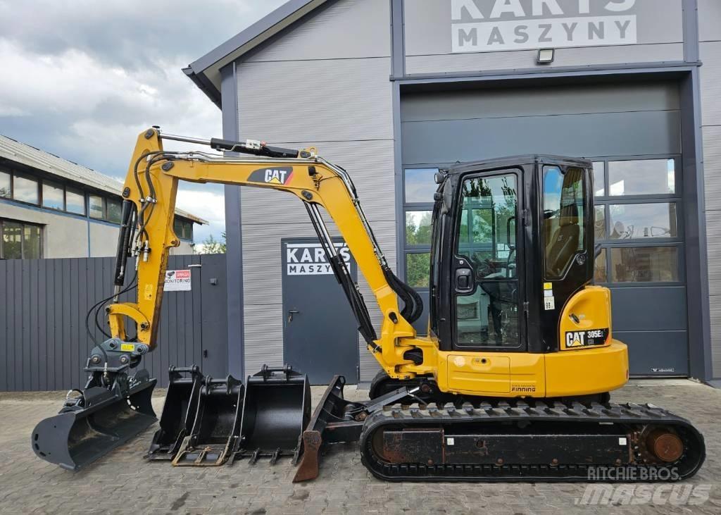 CAT 305 E2 Mini ekskavatörler, 7 tona dek