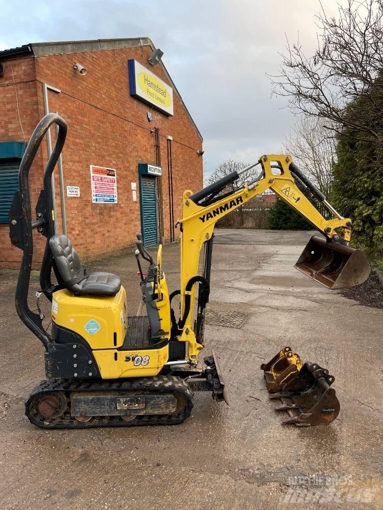 Yanmar SV 08 Mini ekskavatörler, 7 tona dek