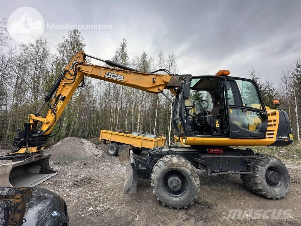 JCB JS 145 W Lastik tekerli ekskavatörler