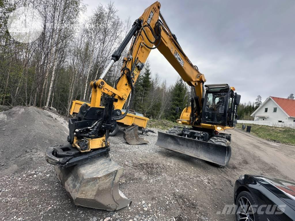 JCB JS 145 W Lastik tekerli ekskavatörler