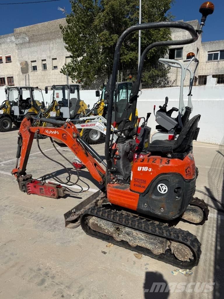 Kubota U 10-3 Mini ekskavatörler, 7 tona dek