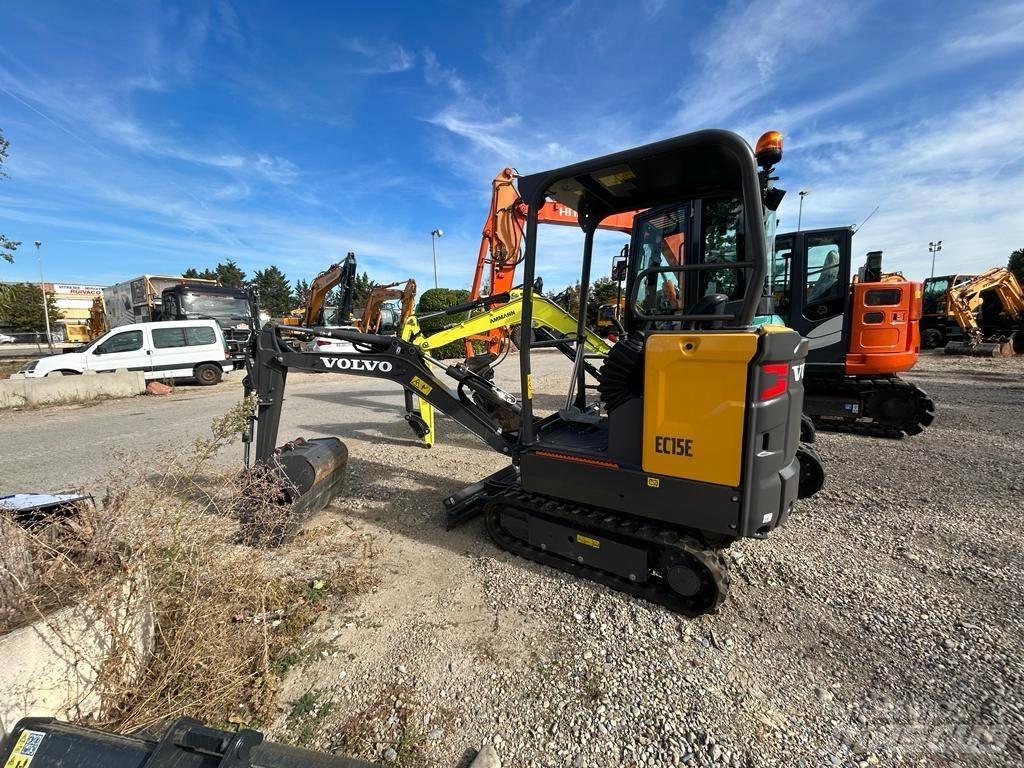 Volvo EC 15 E Mini ekskavatörler, 7 tona dek