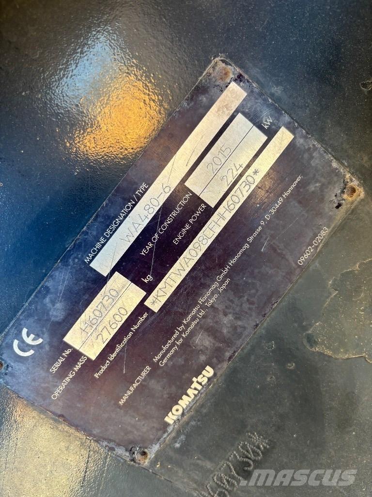 Komatsu WA 480-6 Tekerlekli yükleyiciler