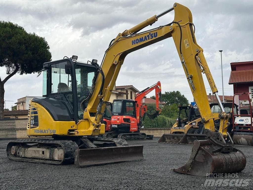 Komatsu PC55-MR3 Mini ekskavatörler, 7 tona dek