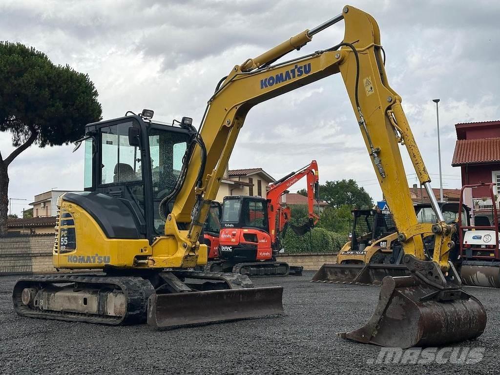 Komatsu PC55-MR3 Mini ekskavatörler, 7 tona dek