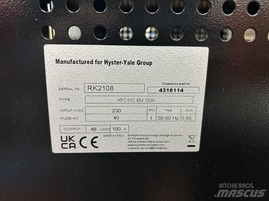 Hyster HYC 91C Şarj cihazları