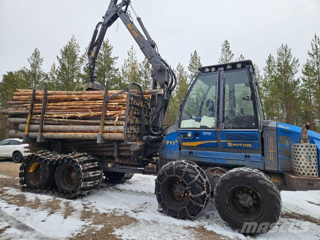 Rottne F11D Tomruk yükleyici traktörler