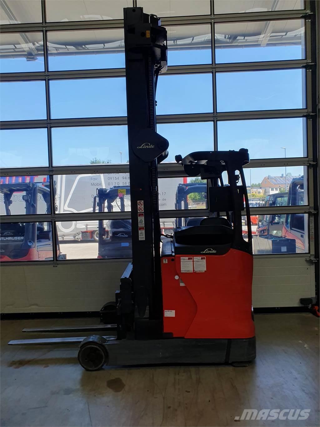 Linde R16HD Reach truck - depo içi istif araçları