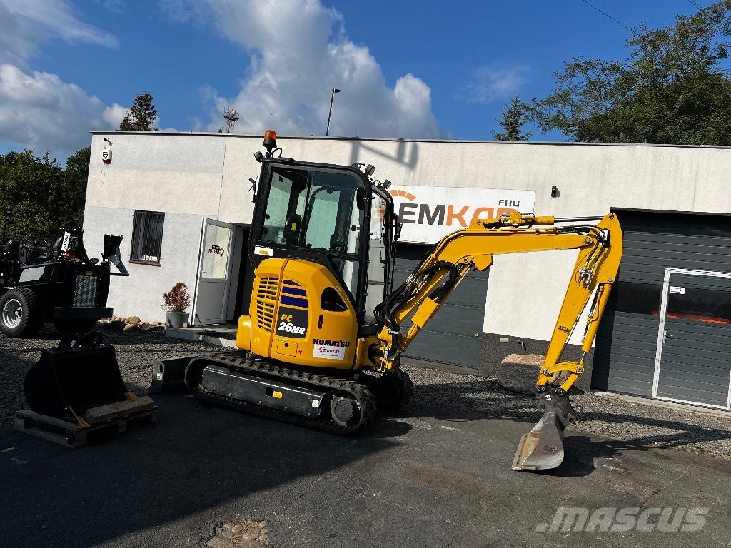 Komatsu PC 26 MR-5 Mini ekskavatörler, 7 tona dek