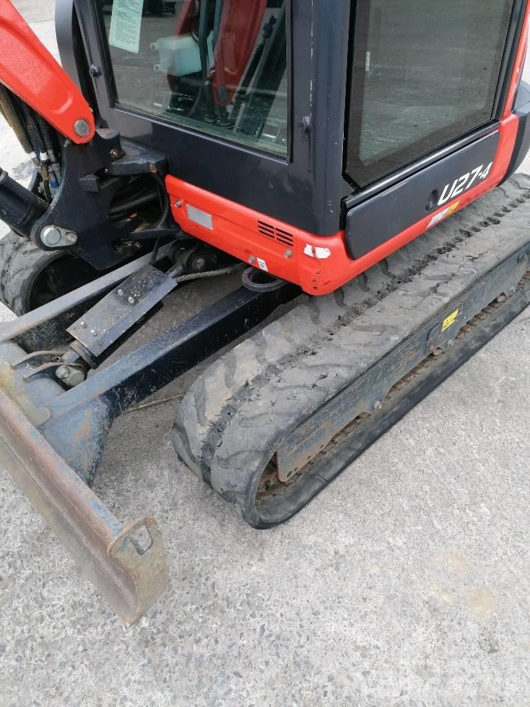 Kubota U27-4 Mini ekskavatörler, 7 tona dek