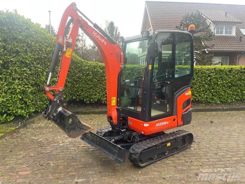 Kubota Kx019 Mini ekskavatörler, 7 tona dek