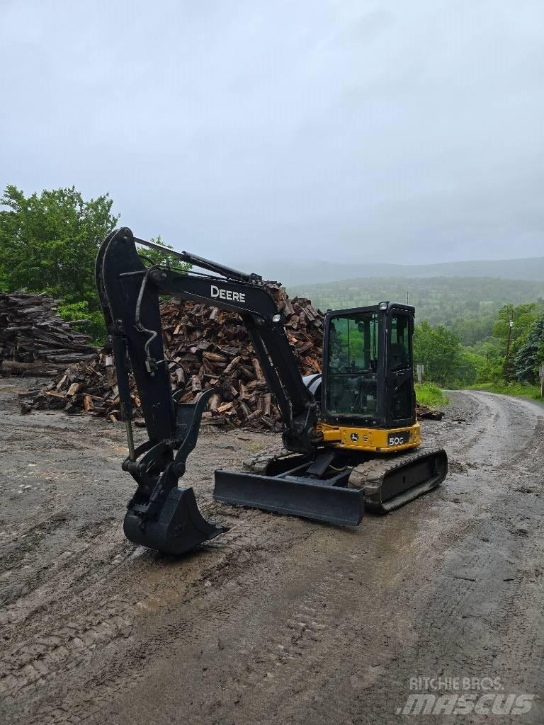 DEERE 50G Mini ekskavatörler, 7 tona dek