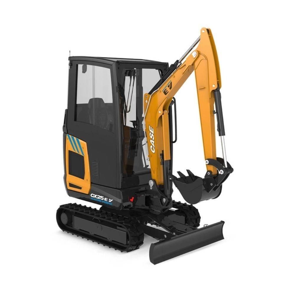 CASE CX 25 EV Mini ekskavatörler, 7 tona dek