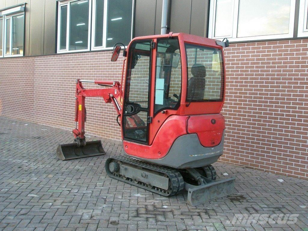 Yanmar SV17 Mini ekskavatörler, 7 tona dek