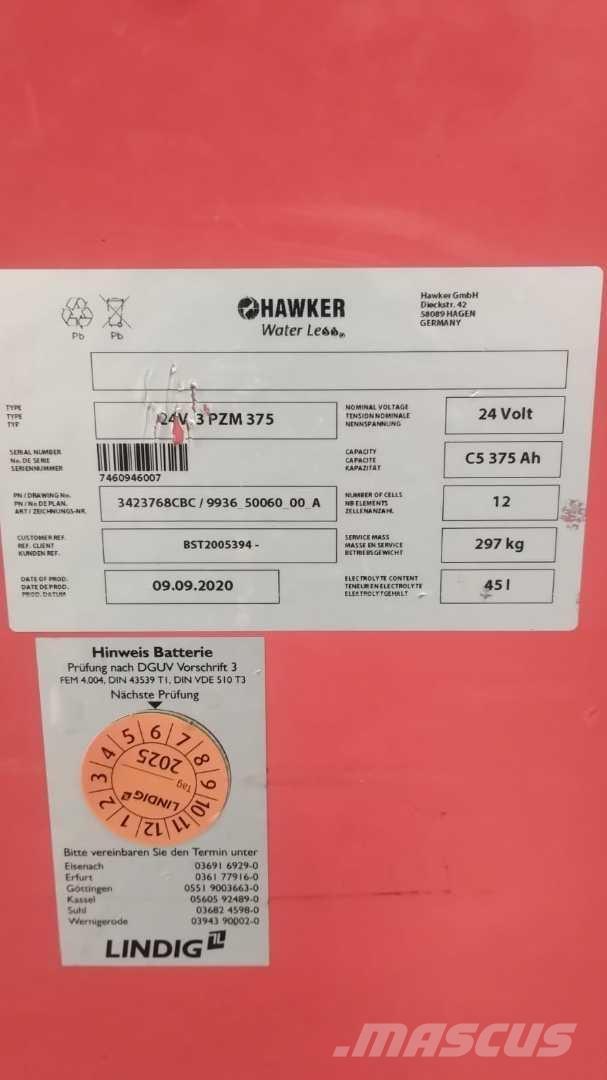 Linde L14 Akülü depo ekipmanları