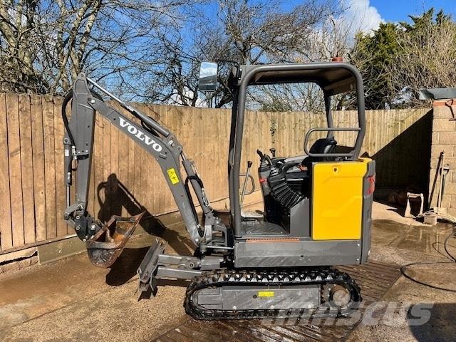 Volvo EC 18 E Mini ekskavatörler, 7 tona dek