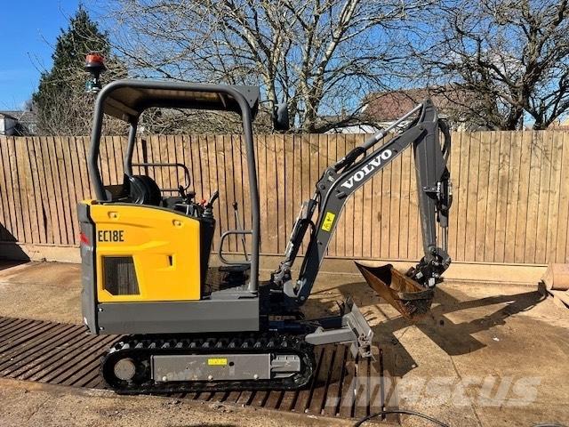 Volvo EC 18 E Mini ekskavatörler, 7 tona dek