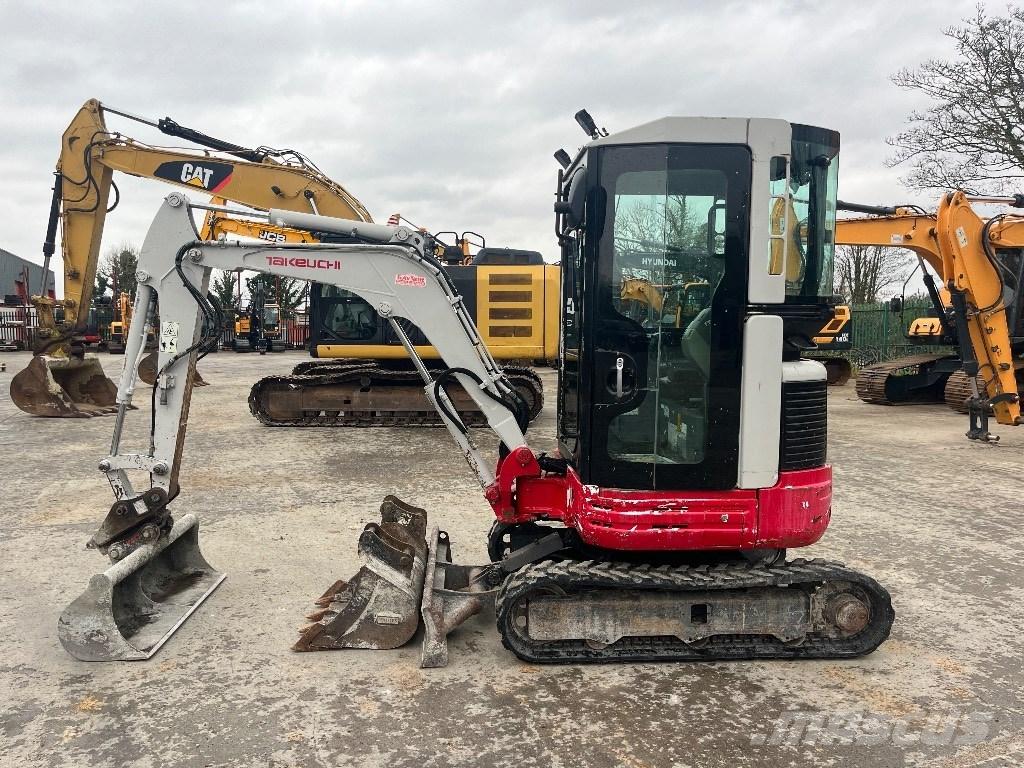 Takeuchi TB 23 R Mini ekskavatörler, 7 tona dek