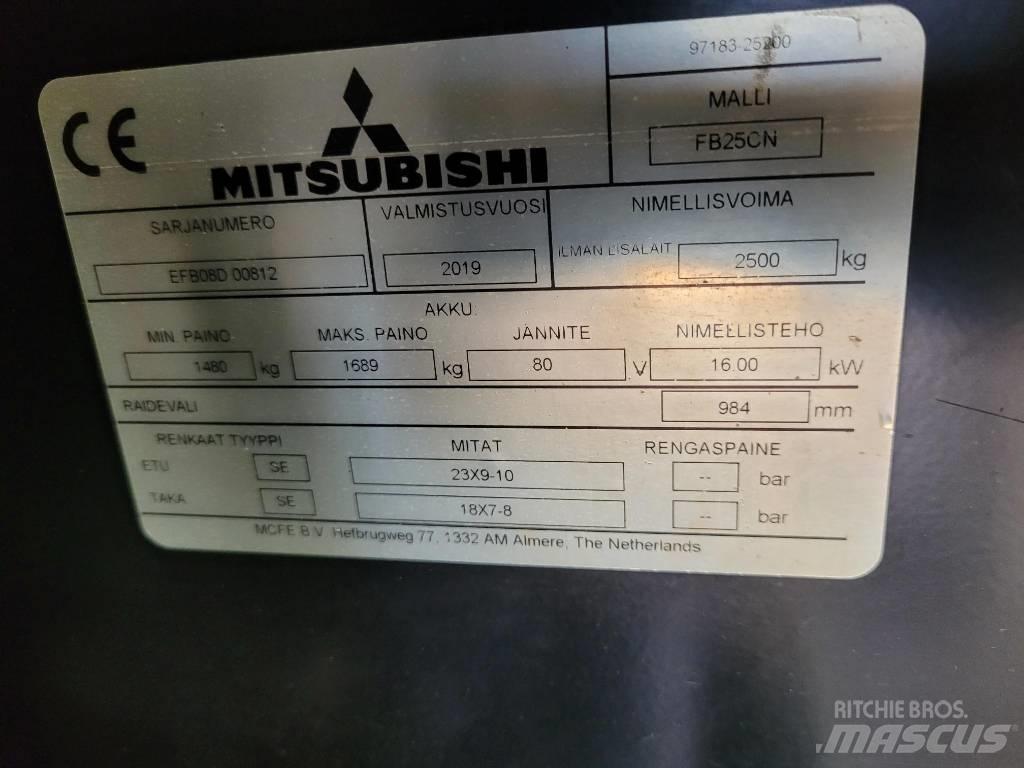 Mitsubishi FB 25 CN Elektrikli forkliftler
