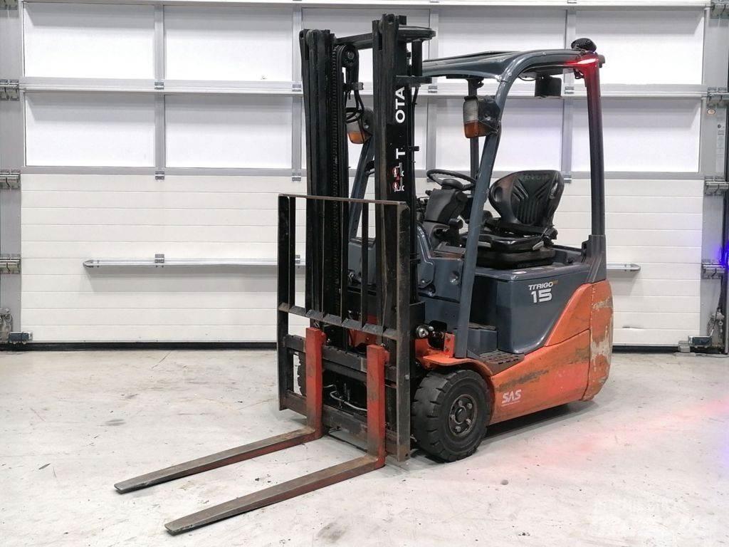 Toyota 8FBET15 Elektrikli forkliftler