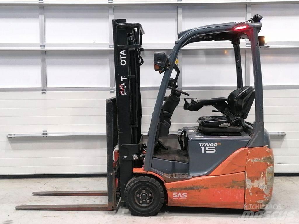 Toyota 8FBET15 Elektrikli forkliftler